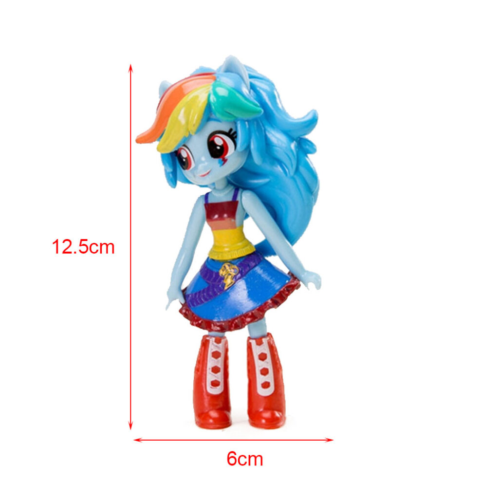 9PCS Equestria Girl Figures Monster High Dolls Toys Set Kids Gift