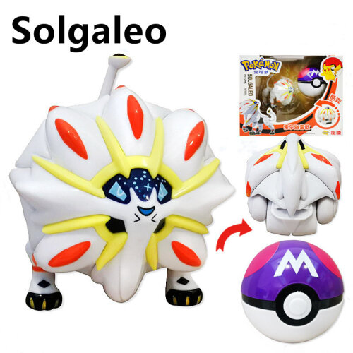 Pokemon Ball Pokeball Solgaleo Action Figures  Collection Toys for Kids