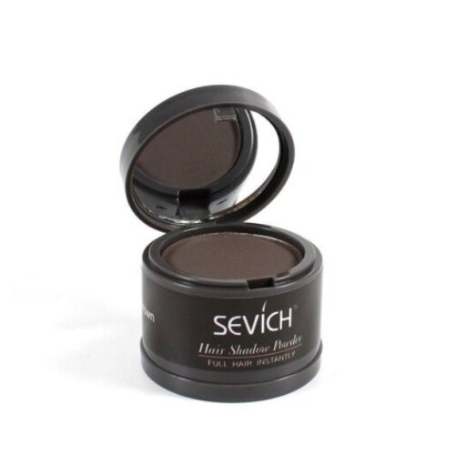 (Dark Brown) Sevich Hairline Powder Repair Hairline Shadow Makeup Hair Concealer Natural Cover Unisex Hair Loss Product