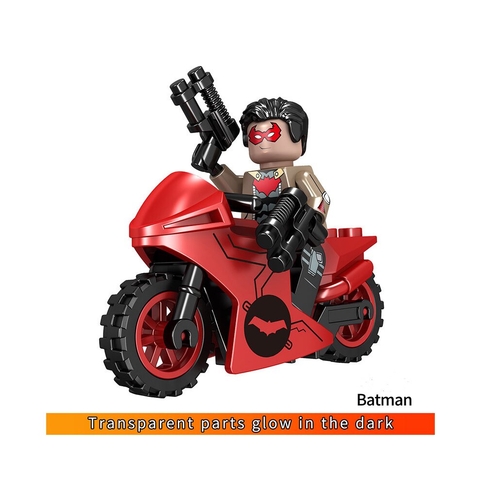 8PCS Ghost Riders Glow At Night Minifigures Toys Fit Lego