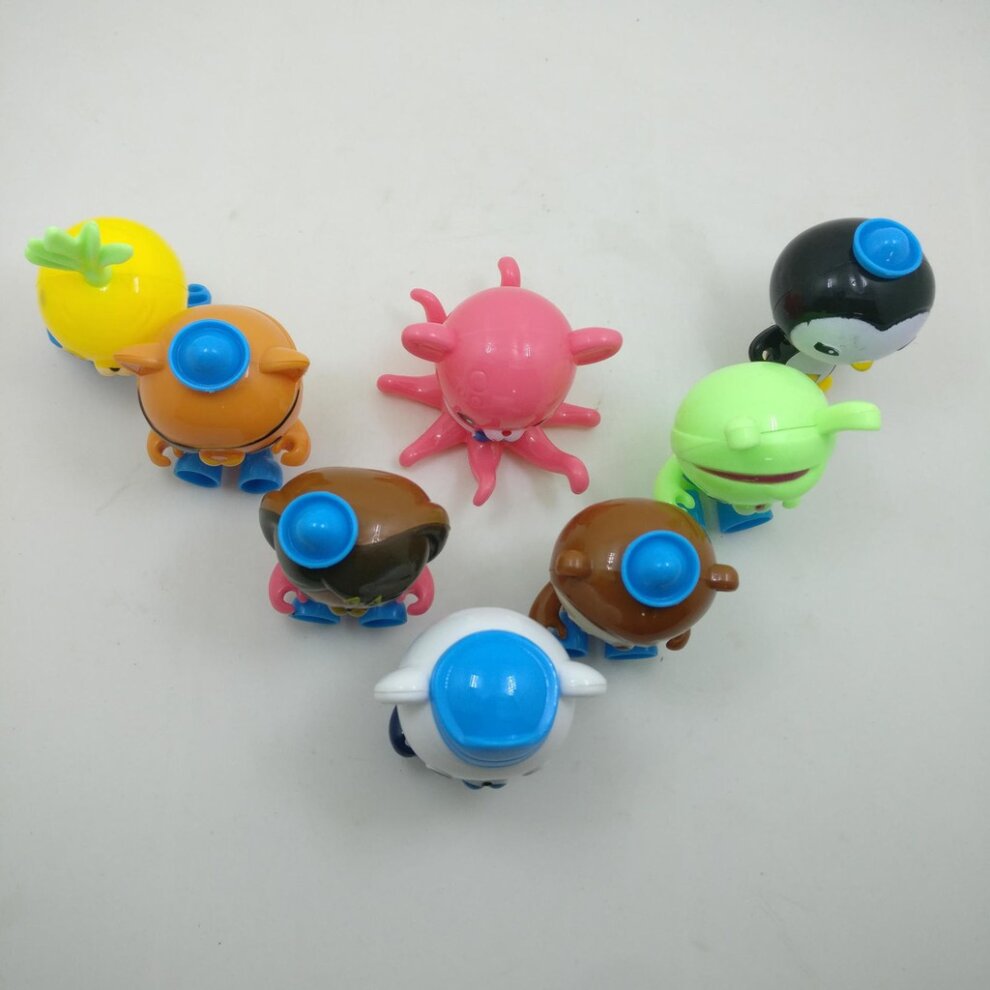 8pcs The Octonauts Action Figures Toys Captain Barnacles Medic Peso Kids Gifts
