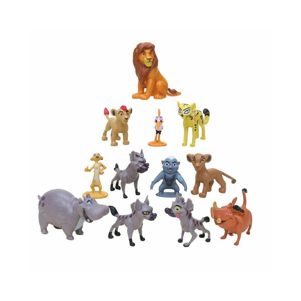 12PCS The Lion King Lion Guard Action Figure Playset Simba Kion Timon