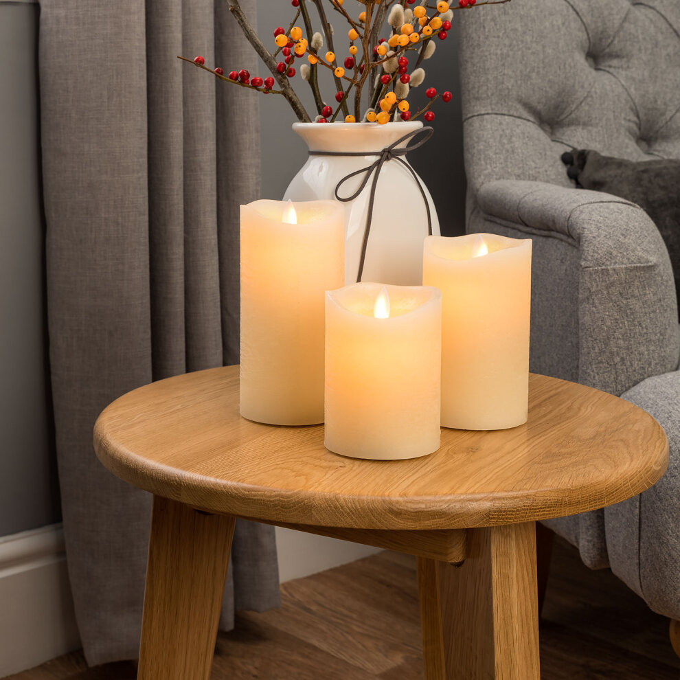 LED Candles Waterproof Flickering Flameless Candles Pillars Lights Battery Operated Night Light with Remote Timers 3pcs Pack  Flameless Candles Electric Tealights for Home Church Halloween Thanksgiving Christmas Party  Outdoor Indoor Decorations