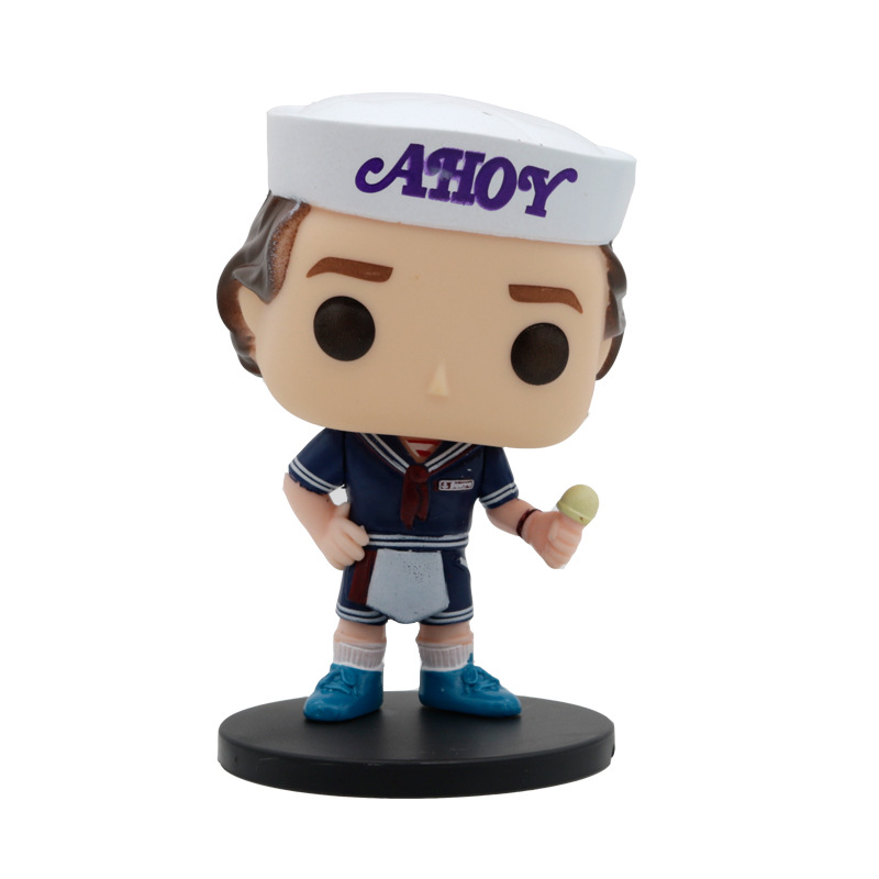 Stranger Things Vinyl Action Figures POP Figure TV Novelty Things Dustin Steve Character Toy Collectibles PVC Model Doll Collectibles PVC Model Doll Set of 8 Gifts