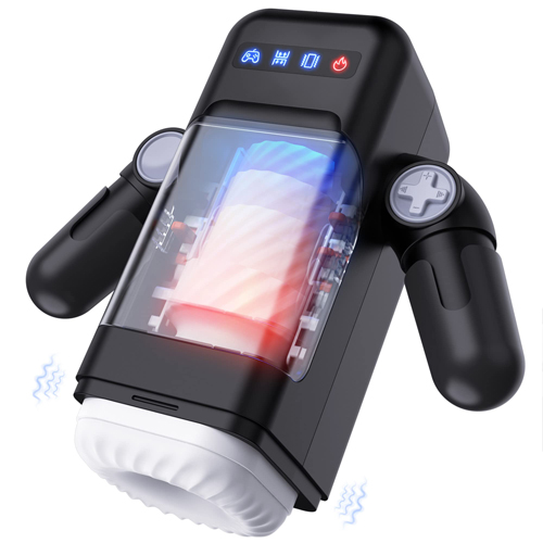 Automatic Male Masturbator Cup Realistic Sex Toys for Men Automatic Stroker Sucking Pocket Pussy Adult Toys with 10 Thrusting Vibration Modes and Heating Function Best for Penis Stimulation Masturbation