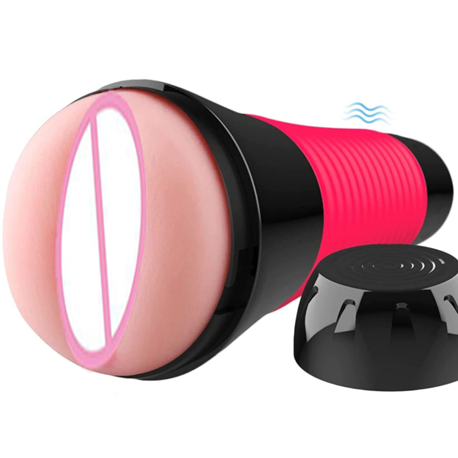 Men Masturbator Cup Electric Sex Toys Male Masturabating Toys Adult Oral Pocket Pussy Vibrator Toys with 10 Vibrating Modes Penis Stimulation