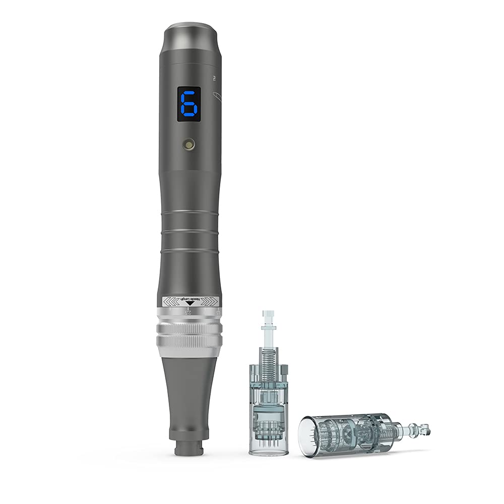 Dr. Pen Ultima M8 Microneedling Pen Professional Electric Auto Derma Pen Wireless Microneedle Needling Anti Aging Skin Care Tool Kit with 50pcs Needles Cartridges