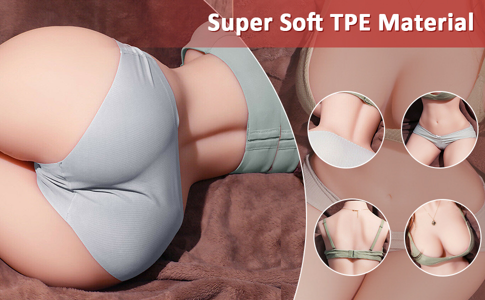 Sex Doll Male Masturbator Stroker Female Torso Adult Love Doll Sex Toy for Men with Realistic Big Boobs Butt Pussy Ass for Men Masturbation