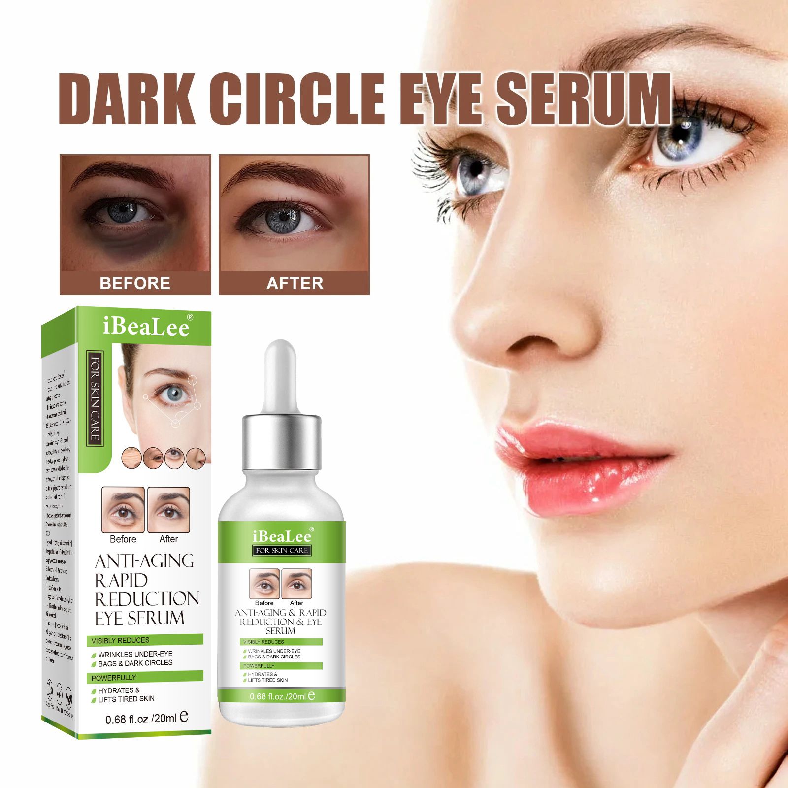 Dark Circle Anti-aging Rapid Reduction Eye Serum 20ml