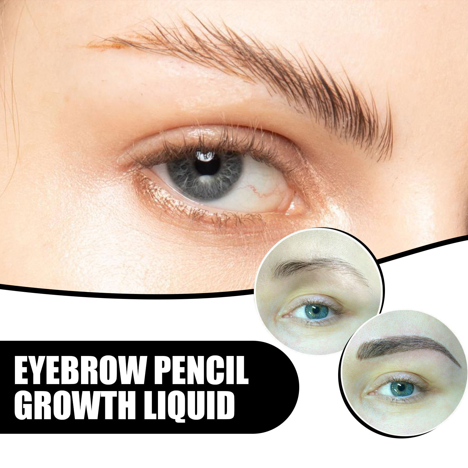 Eyebrow Growth Solution Liquid Eyebrow Growth Serum Thick Eyebrow Nourish Essence Enhancer 30ml