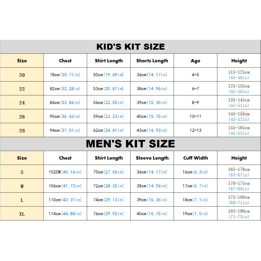 (Kids 16) Football Jersey Kits World Cup Ronaldo Number 7 Kids Adults Boys Youths Soccer Training Suit with Socks Outdoor Indoor Sportswear Gift