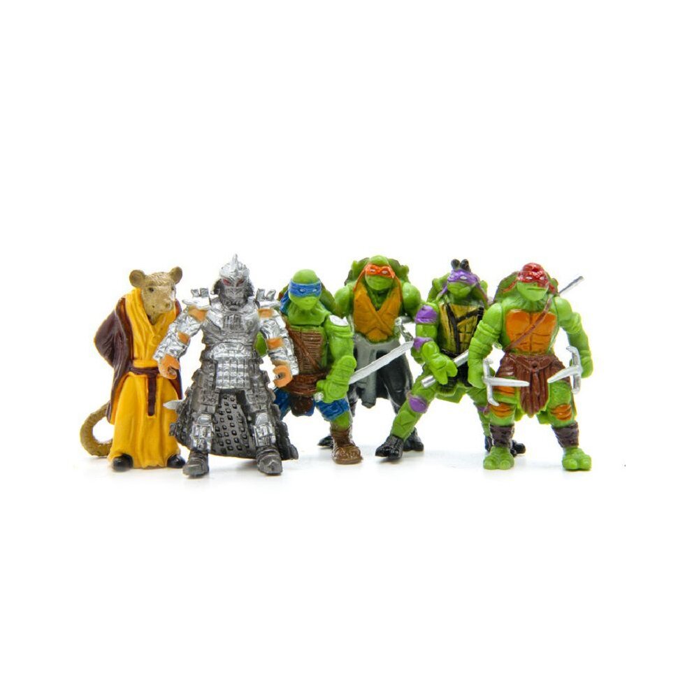 6Pcs Teenage Mutant Ninja Turtles TMNT Action Figures Collection Toys Set