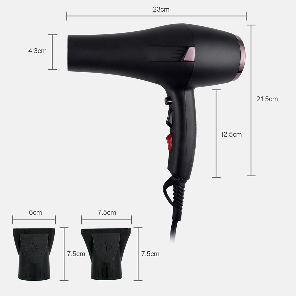 Professional Hair Dryer Hot Cold Wind Blow dryer Hairdryer For Hair Salon for Household Use
