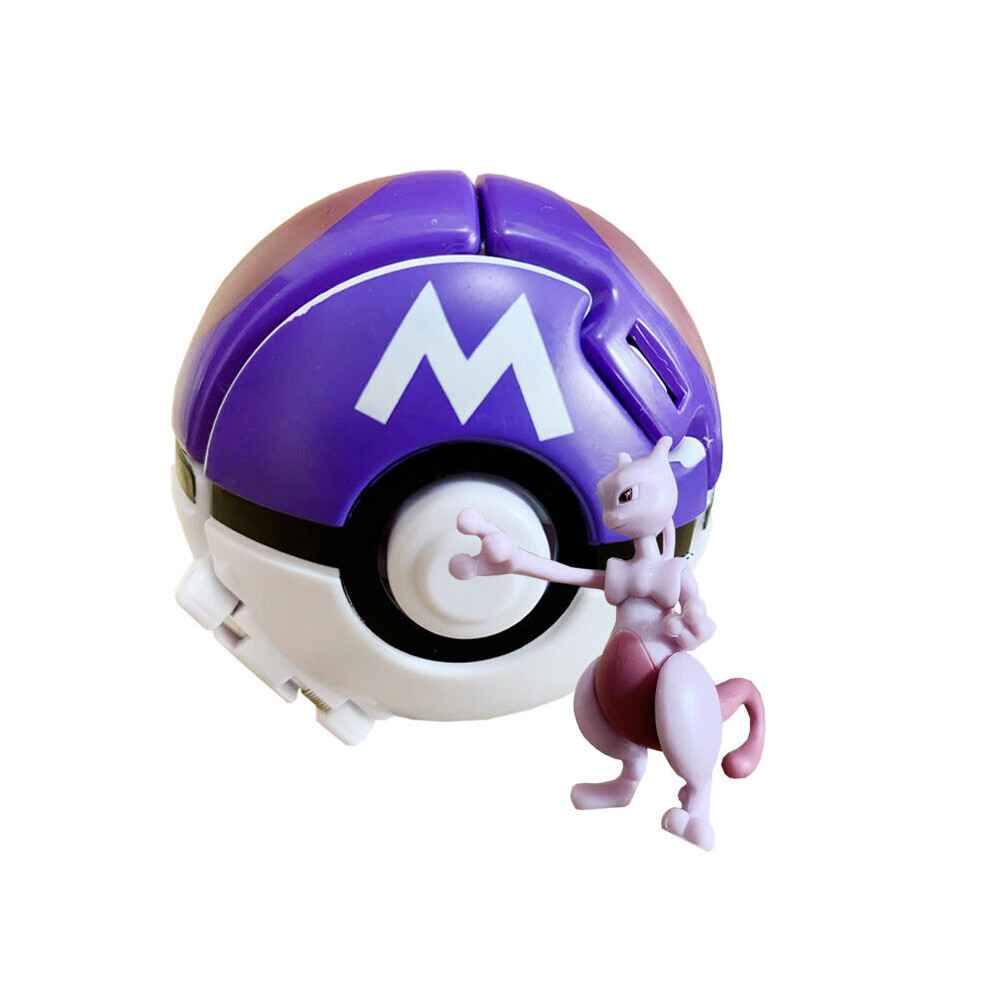 Mewtwo + Master Ball Pokemon Ball Throw N Pop Clip N Carry Poke Ball