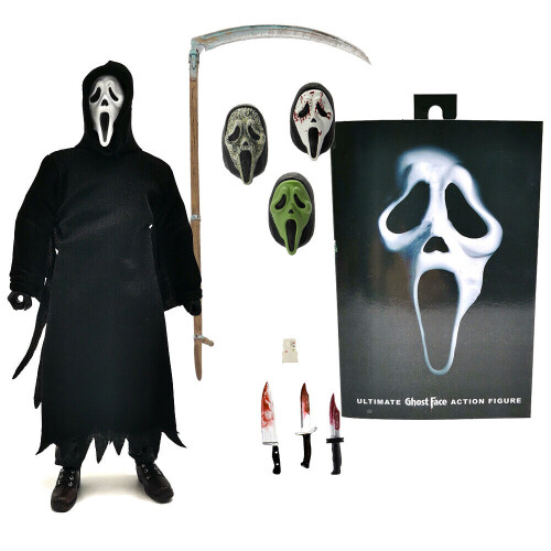 7 in NECA Premium Scream Action Figure Ghostface Ghost Face Ultimate Model Toys