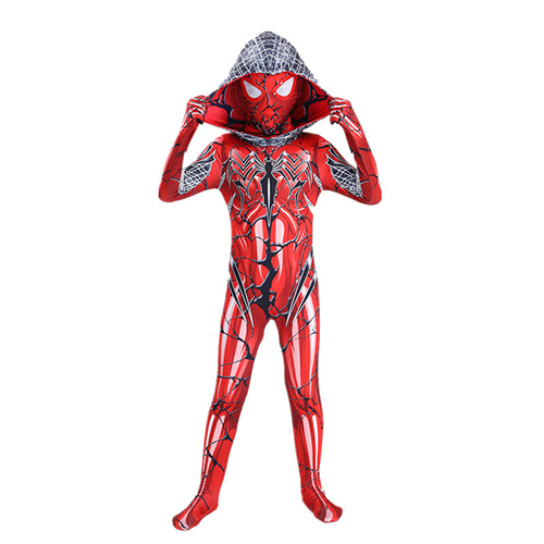 Carnival Kids Spider Costume Cosplay Mask Dressup Costume Hero Gwen Spider Bodysuits Jumpsuit for Kids Superhero Costume Birthday Halloween Dress Up