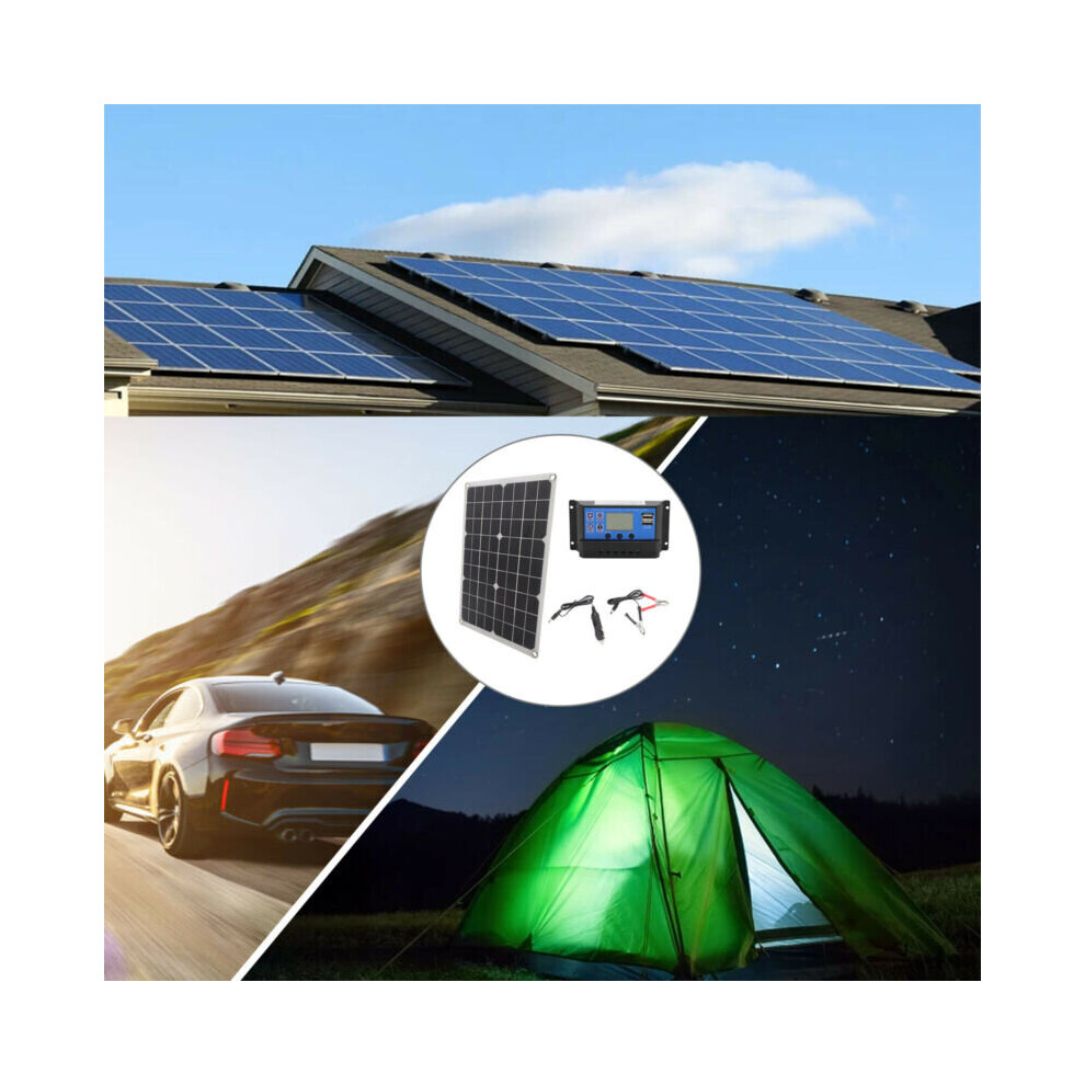 50w Flexible Solar Panel PV Photo-voltaic Boat Marine Caravan