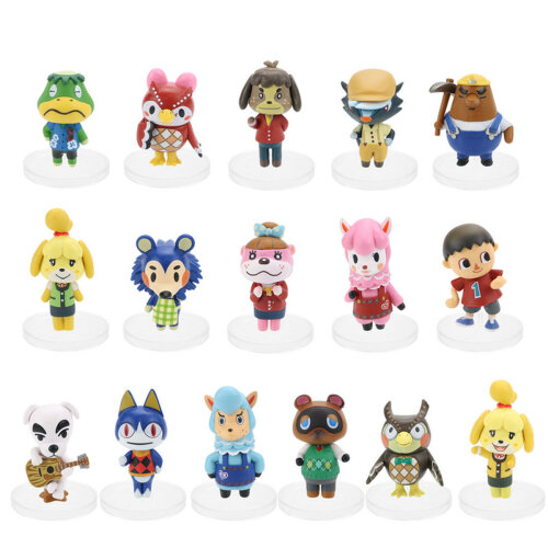 16pcs/set Animal Crossing Figure Forest Friends Club PVC Toy Kids Gift