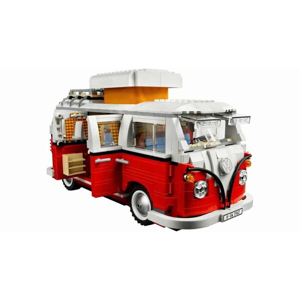 Volkswagen T1 Camper Car Model Technic Series 1354pcs Building Blocks withoutbox