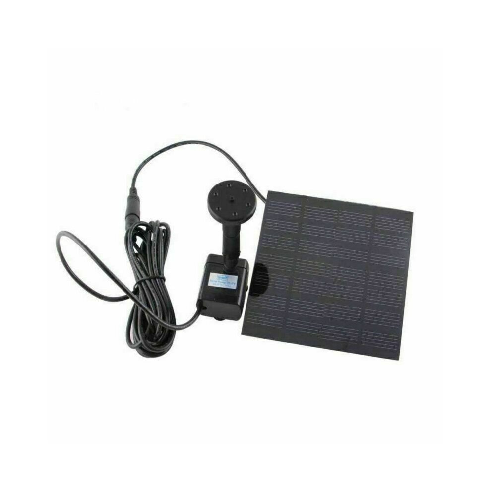 Solar Panel Powered Water Feature Plants Pump Garden Pool Pond Aquarium Fountain