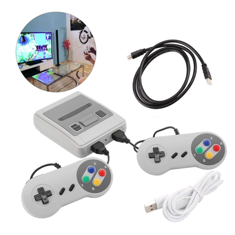 Classic Game Console Video TV Game Machine Mini Game System with Built-in 620 Retro Games and 2 Pack Controllers 8-bit AV Output Edition