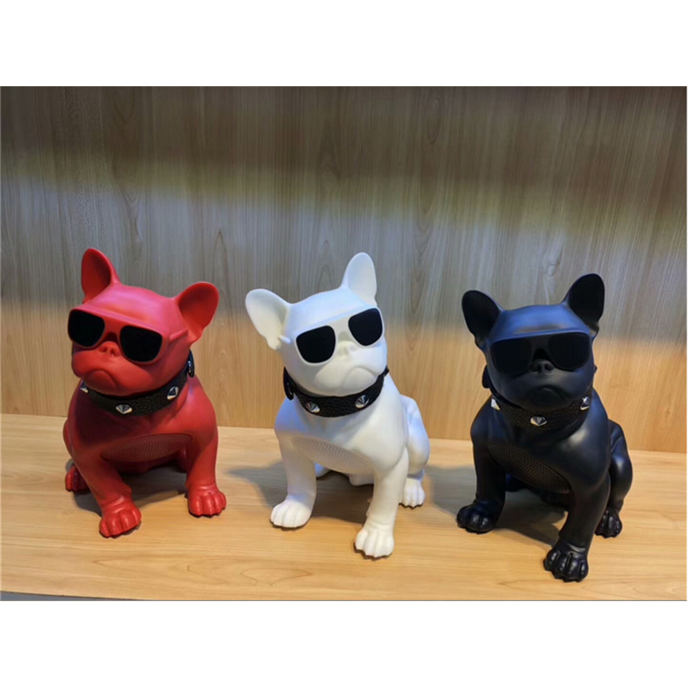 (White) Bulldog Bluetooth Speaker,Cool Bluetooth Speake