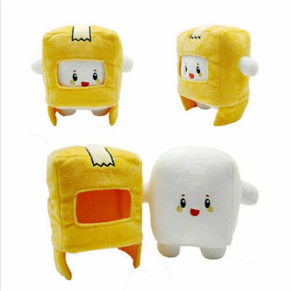 Childrens Soft Toys 3PCS Set Dolls Lankybox BOXY-FOXY-ROCKY Plush Toy Figure Doll Gift Kids Birthday Gift for Girl