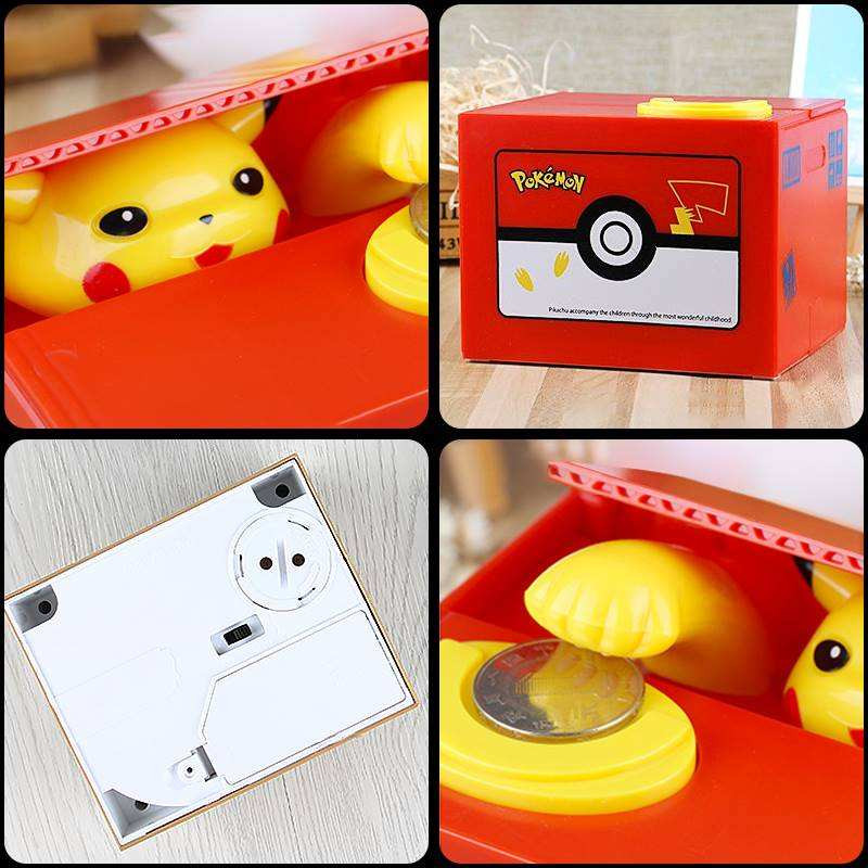Electronic Pokemon-style Pikachu Money Box With Music