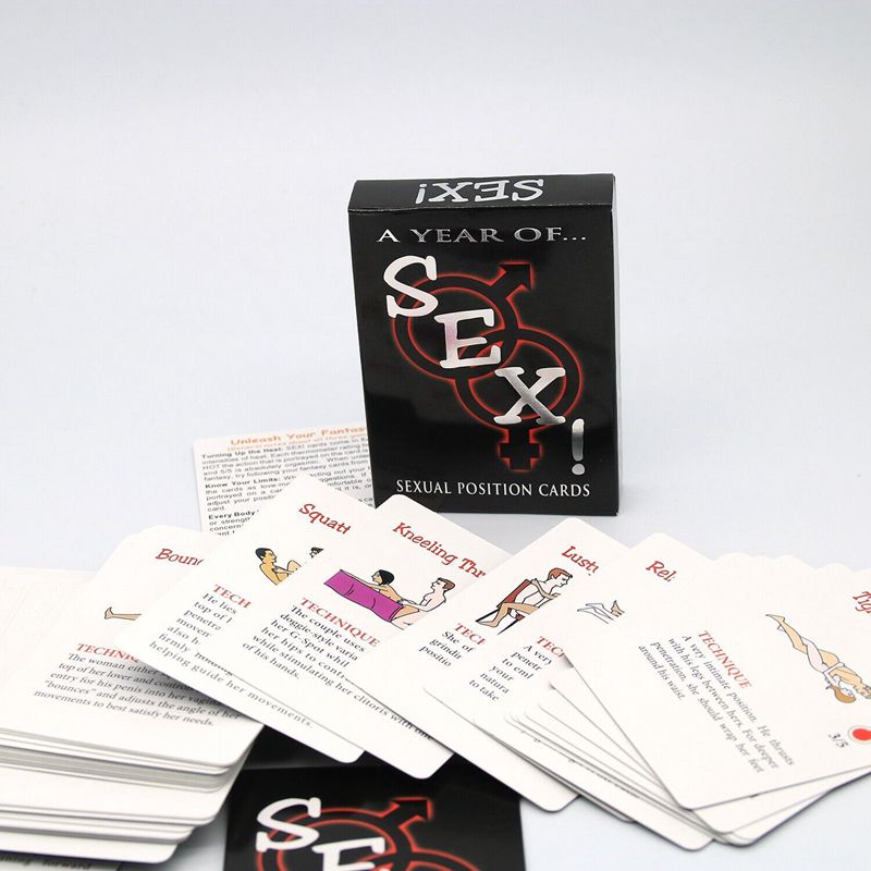 A Year of SEX Adult Sexual Positioning Card Game