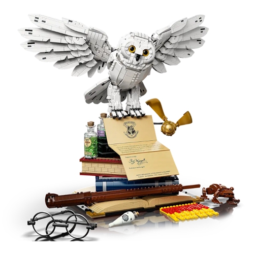 Harry Potter Hogwarts Icons Collectors Edition Collectable Hedwig Owl Model Building Block Set