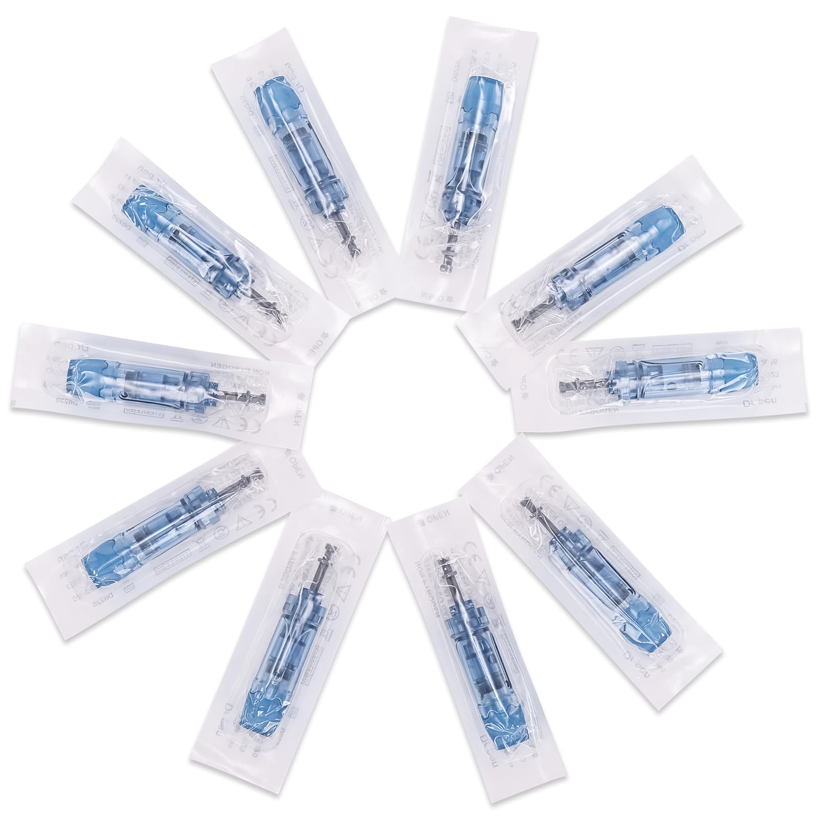 (12 Pins) Dr. Pen Replacement Cartridges for Dr. Pen A9 Micro Needling Cartridges 10 Pcs Pack
