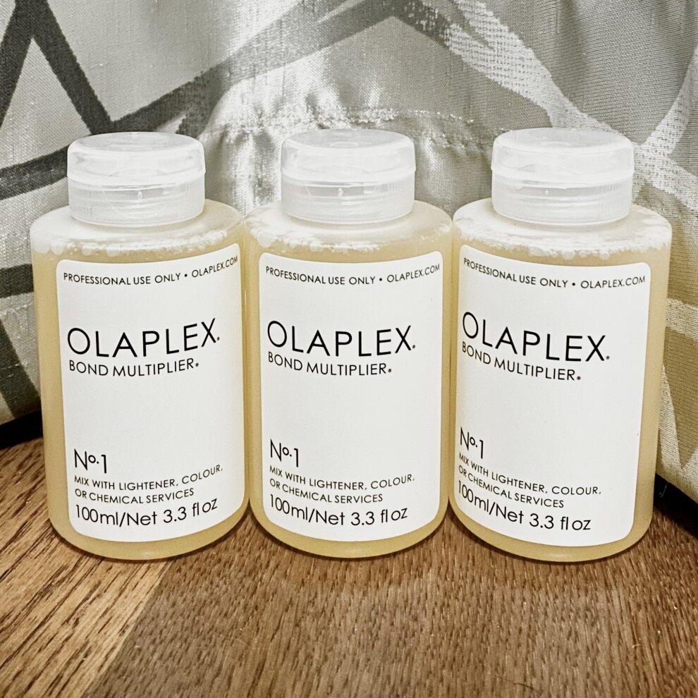 Olaplex No.1 Bond Multiplier No.2 Bond Perfector Hair Treatment Holiday Gift 100ml 3Pcs Set
