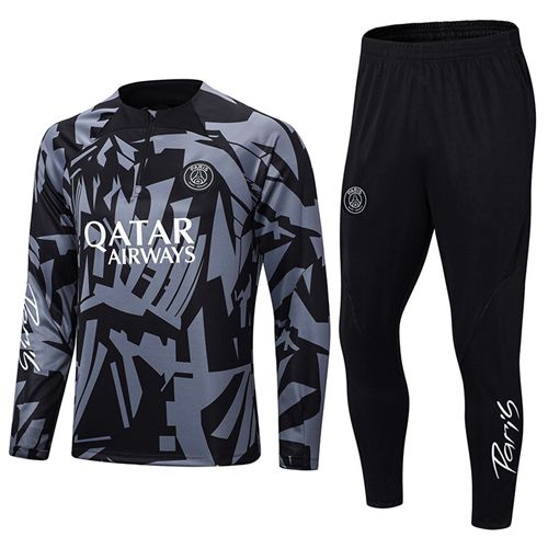 Paris Football Jersey Long Sleeve Training Suit 2022-2023 Season PSG Adult Kids Tracksuit Set