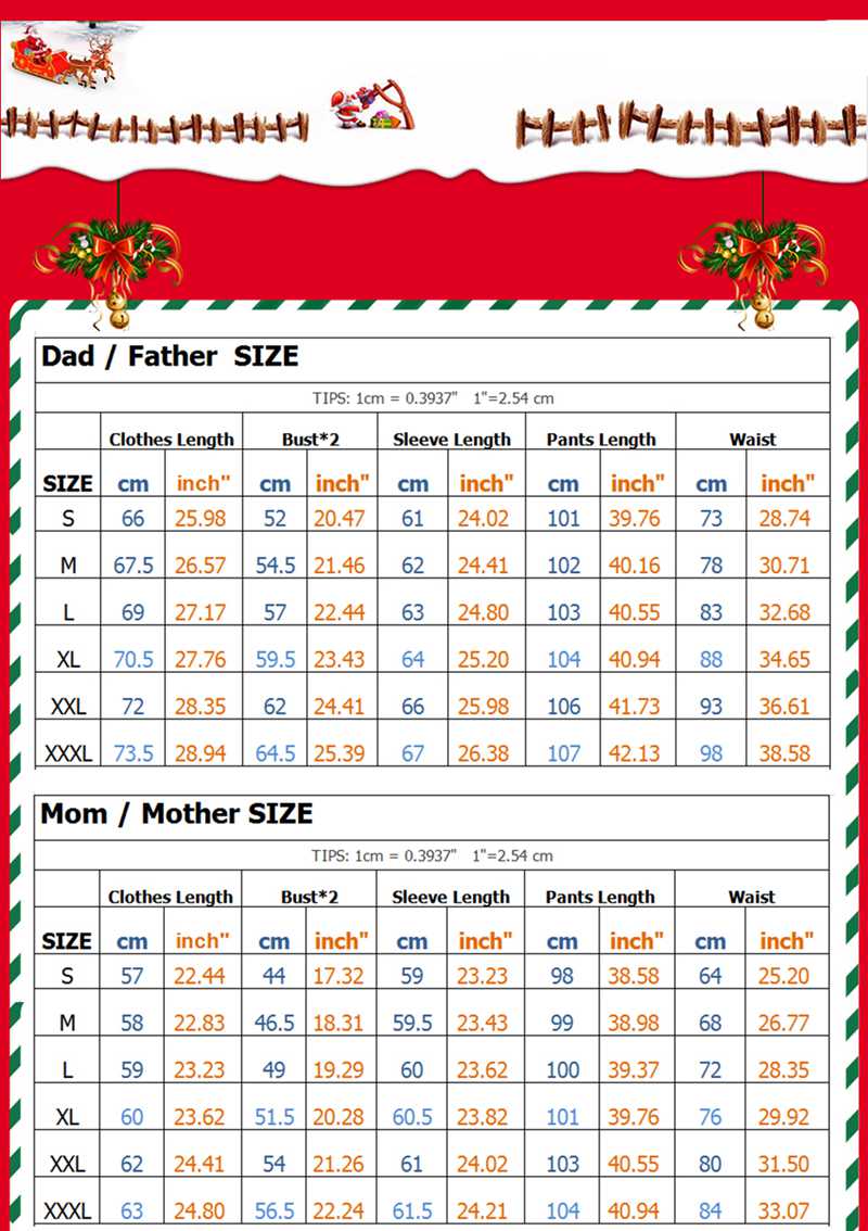 (3M Baby) Christmas Family Matching Pajamas New Year Xmas Father Mother Kids Baby Clothes Set Dad Mom And Daughter Son Pyjamas Outfit