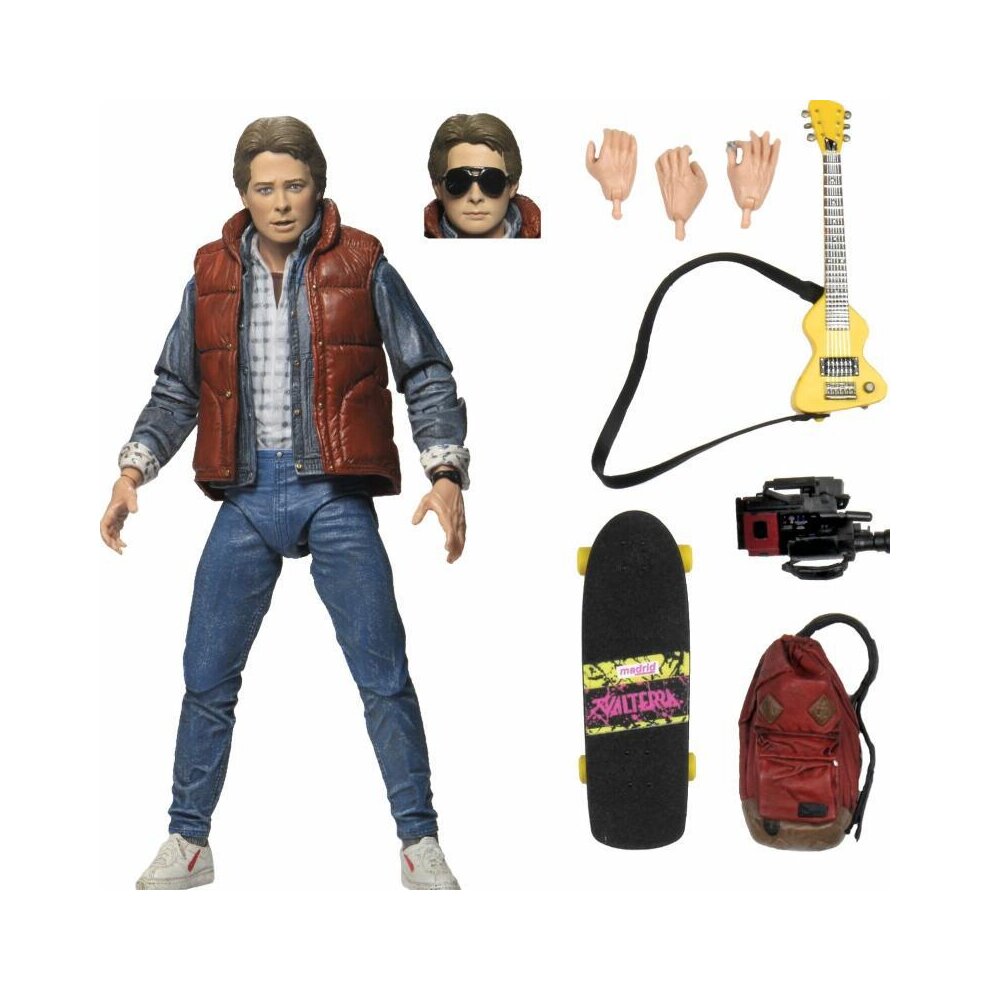 Neca Ultimate Marty Action Figure Back to the Future Audition Model Toy 7 Inches