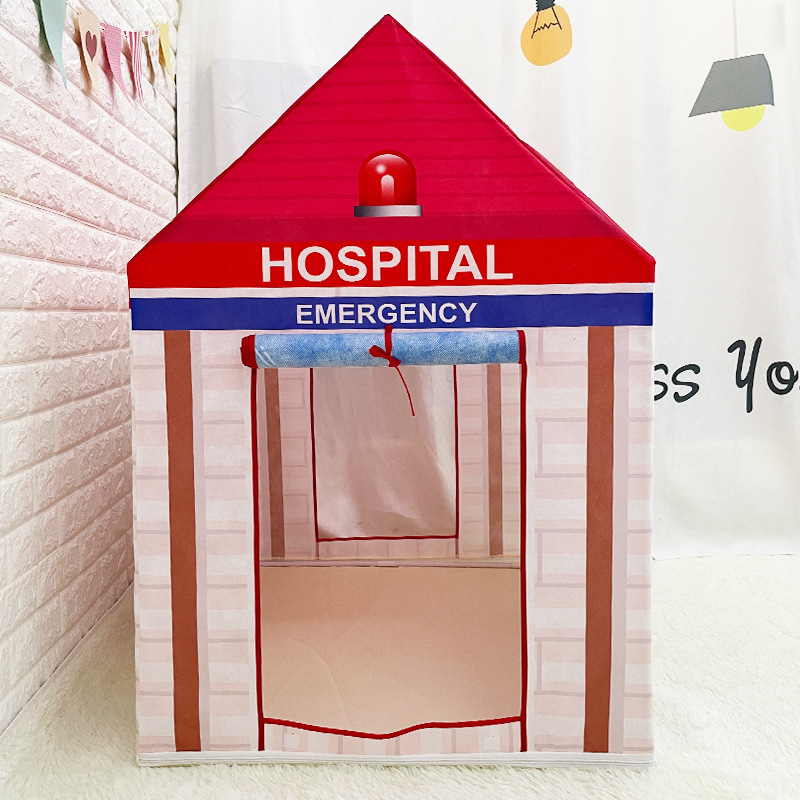 Kids Play Tent Indoor Toy House Playful Hospital for Imaginative Play