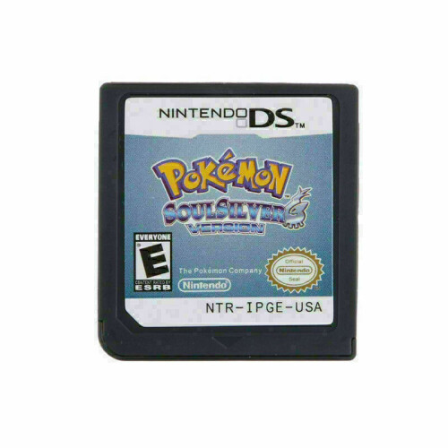 SoulSilver Version Pokemon Game Card For 3DS DS Lite DSi NDS Platinum