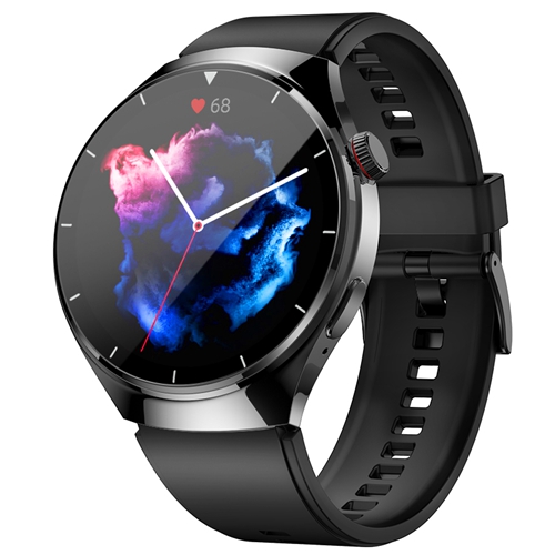 Bluetooth Calling Smart Watch 1.39 Inches HD Round Screen Steel Strap Waterproof Blood Oxygen Glucose Pressure Health Monitoring Men Smartwatch