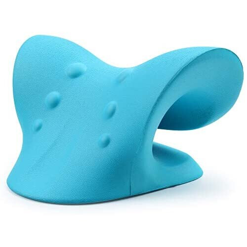 Neck and Shoulder Relaxer, Cervical Traction Device for TMJ Pain Relief and Cervical Spine Alignment Chiropractic Pillow Patening Product