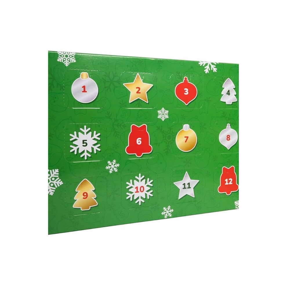 Festive Advent Calendar with 24 Surprising Plush Toys