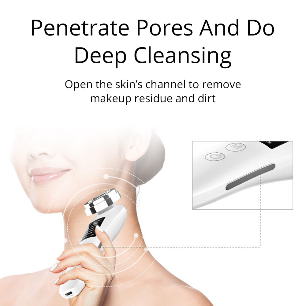 Face Lift Devices EMS RF Microcurrent Skin Rejuvenation 7 in 1 Facial Massager Skin Care Instrument Multi Anti Wrinkle Tightening Home Beauty Device