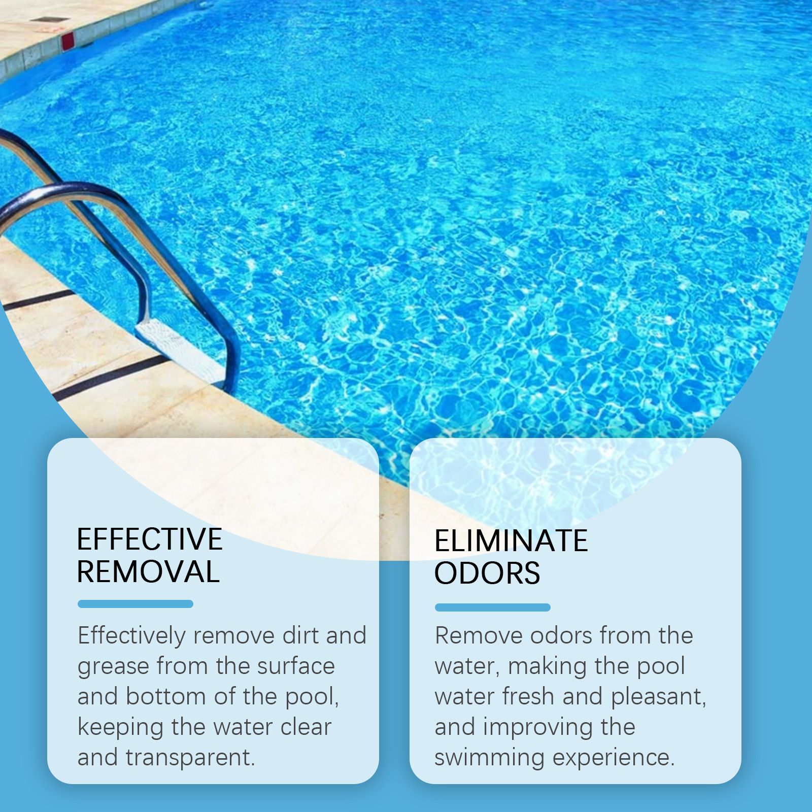Swimming Pool Chlorine Tablet Pool Cleaning Effervescent Tablet Quick Dissolving Chlorine Pill Sanitizer Water Clear Maintenance ﻿