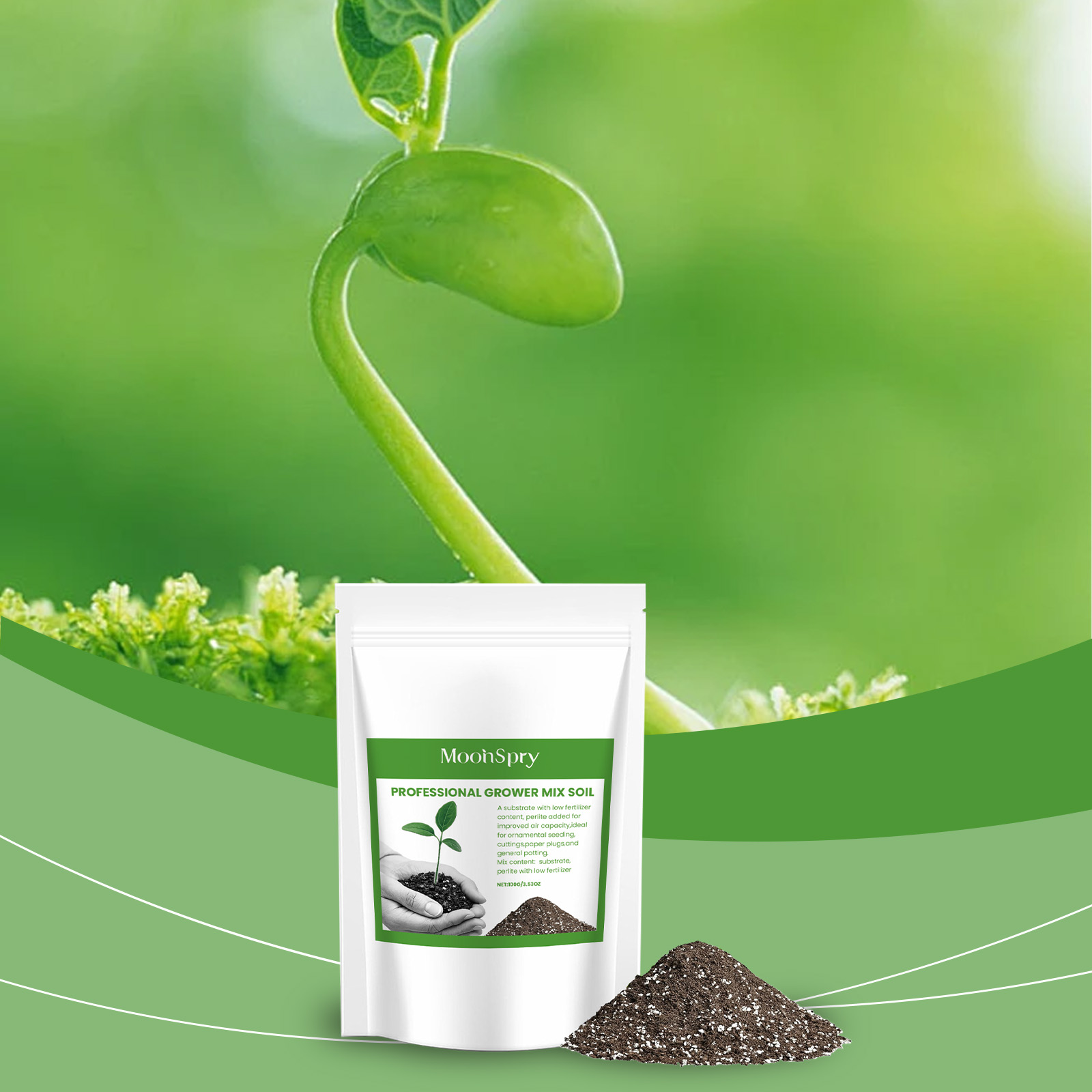 Succulent Cactus Potting Soil Mix All Purpose Garden Potting Mix For Indoor Outdoor Quick Drain Hair Spray Color Temporary ﻿