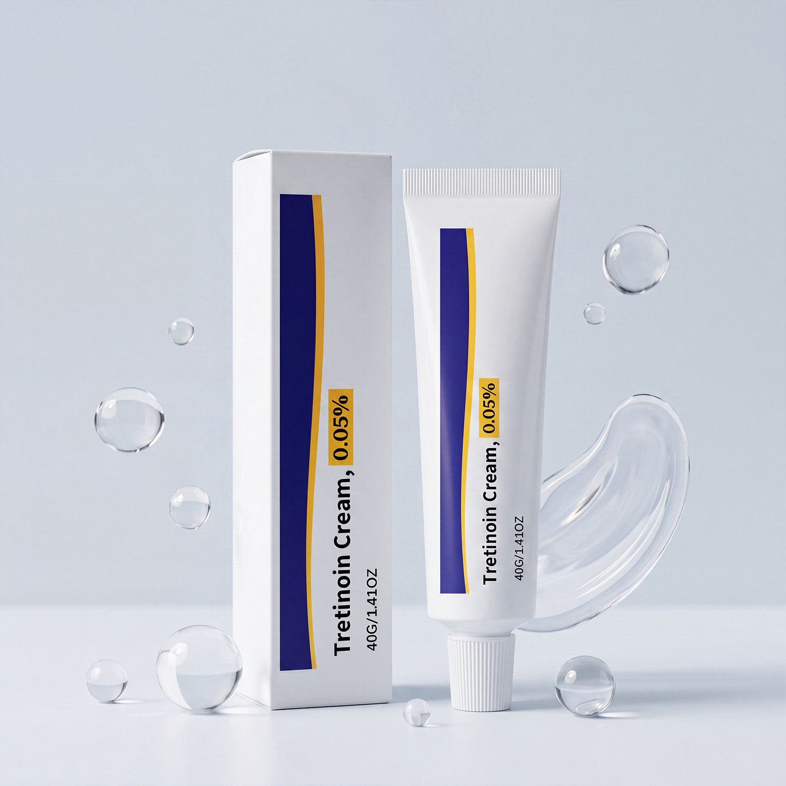 Tretinoin Care Cream Cleanses Hydrates Skin Soft Smooth Even Tone Fast Absorb Daily Skin Treatment