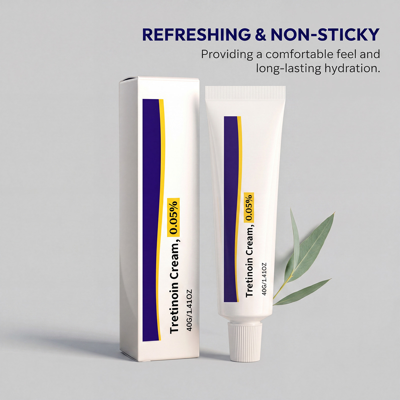 Tretinoin Care Cream Cleanses Hydrates Skin Soft Smooth Even Tone Fast Absorb Daily Skin Treatment