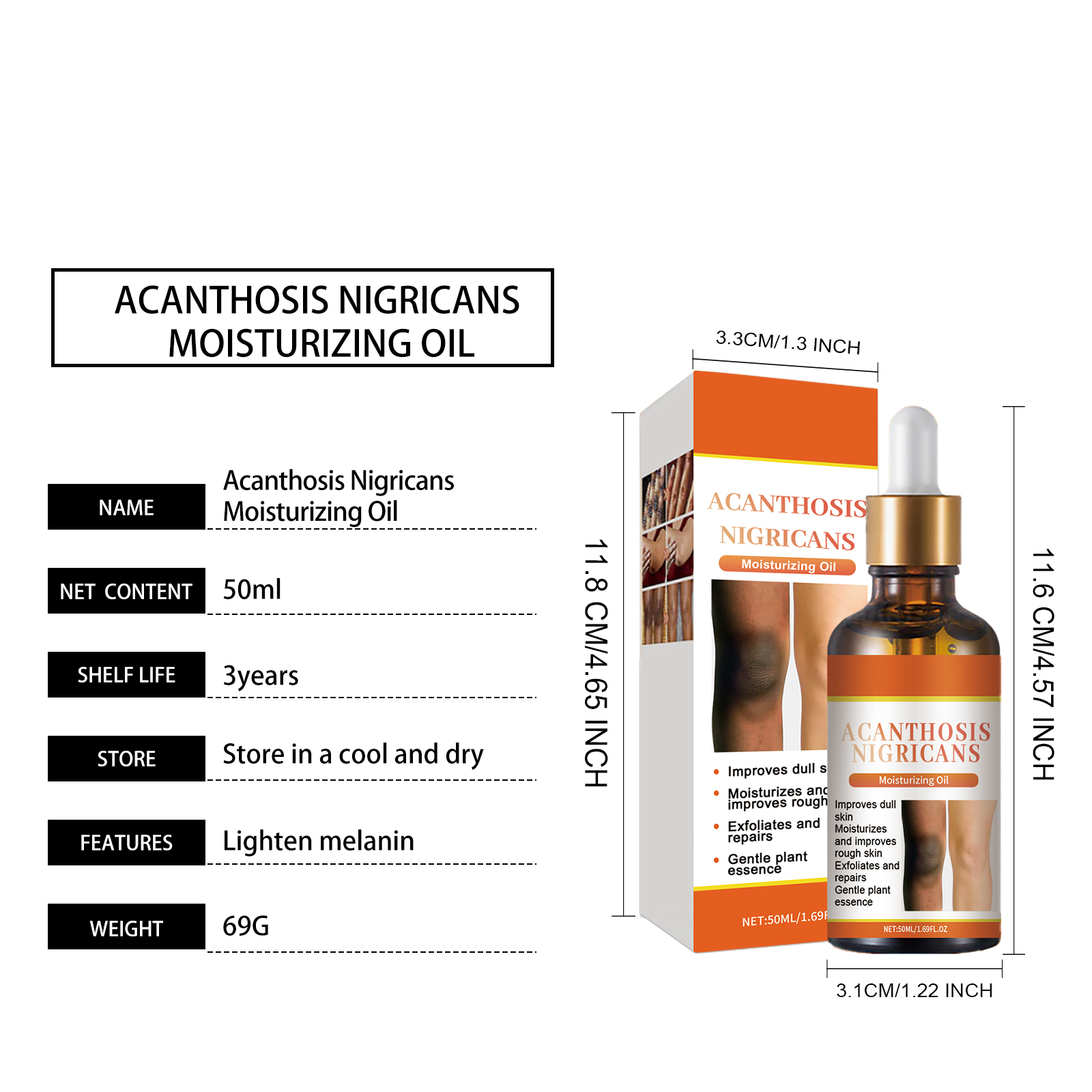 Body Nourishing Essential Oil Mild Care Full Skin Hydrating Daily Massage Serum Extract Liquid Soft Moisturizing