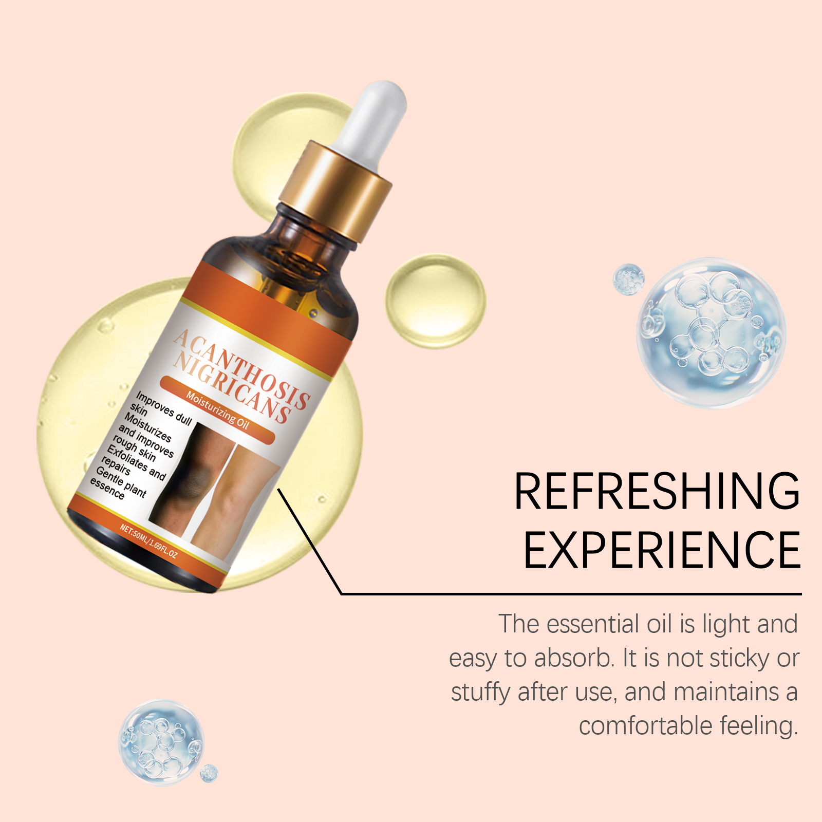 Body Nourishing Essential Oil Mild Care Full Skin Hydrating Daily Massage Serum Extract Liquid Soft Moisturizing