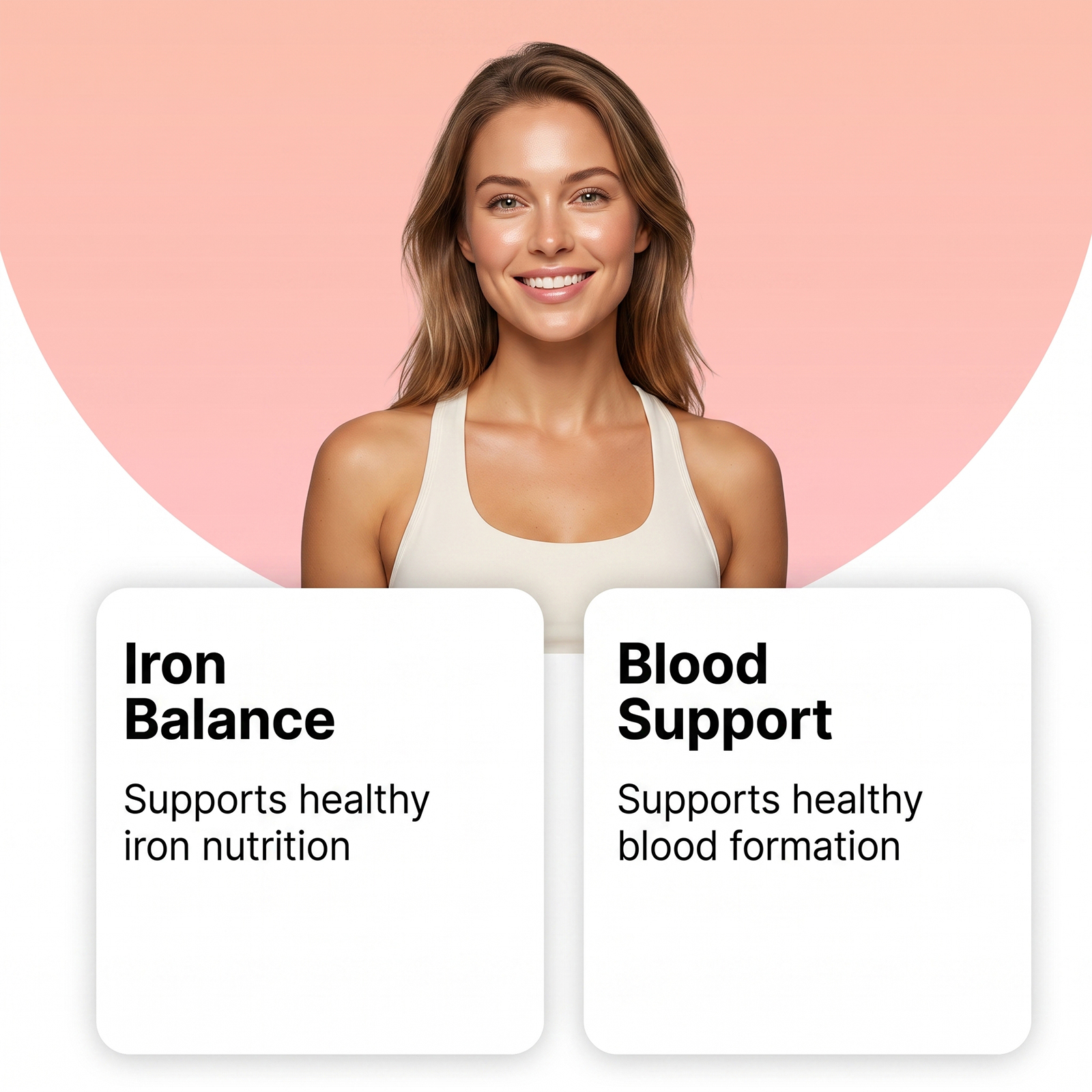 Iron Glycinate Dual Nutrient Capsules Iron Supplement Hematopoiesis Support Daily Vitality Nutrient Synergy Capsule