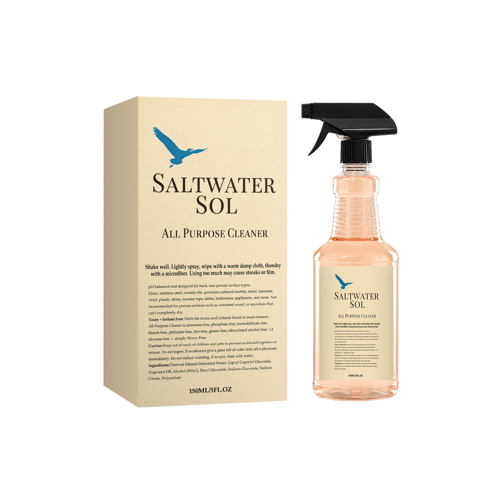 Multi Purpose Cleaner Mild Formula Long Lasting Fresh Scent Furniture Wall Tile Countertop Various Surfaces