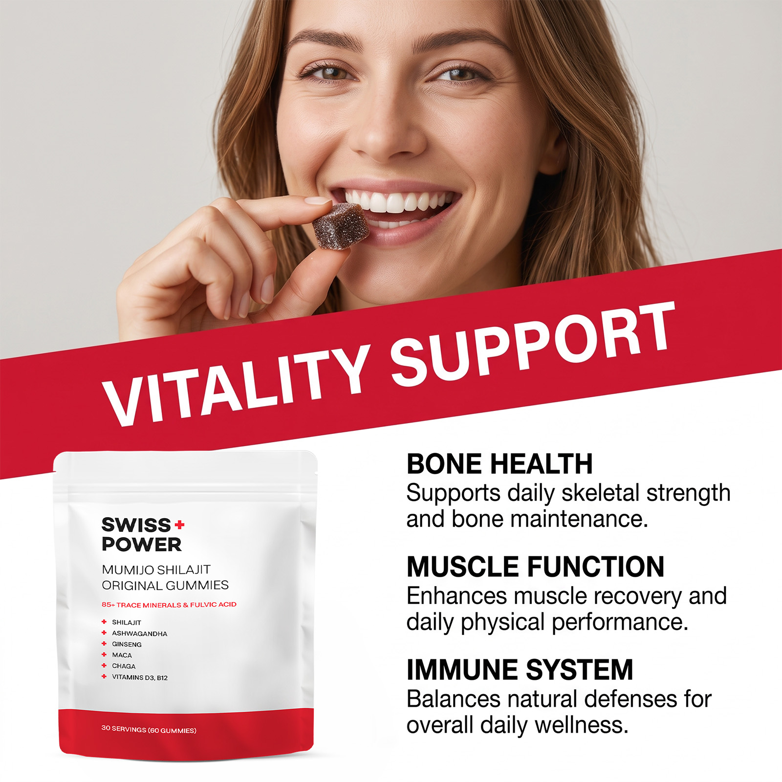 Joint Muscle Care Gummy Mild Ingredient Daily Nourish Protect Comfort Body Ordinary Maintain Gentle Care